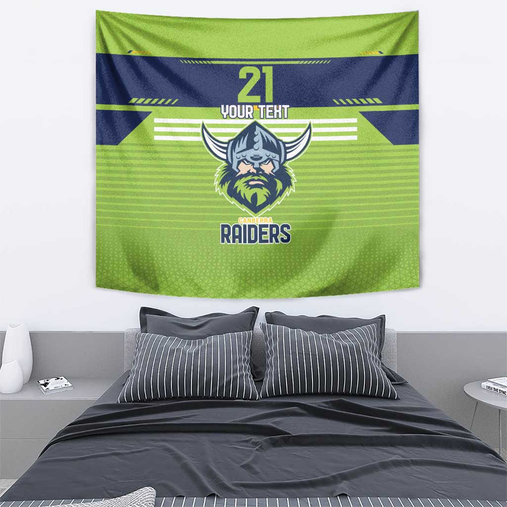 Raiders Rugby Custom Tapestry The Green Machine Simple Style