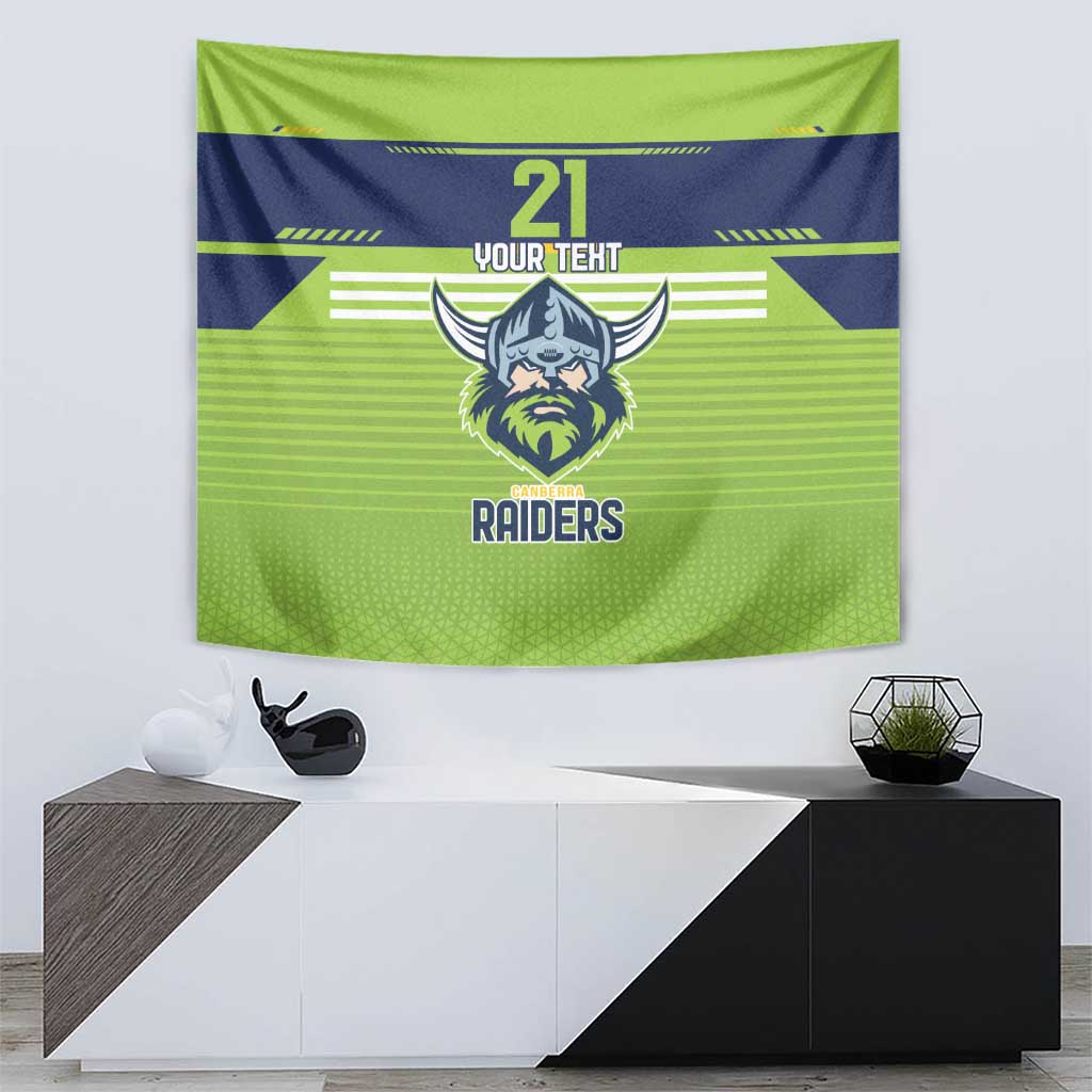 Raiders Rugby Custom Tapestry The Green Machine Simple Style
