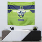 Raiders Rugby Custom Tapestry The Green Machine Simple Style