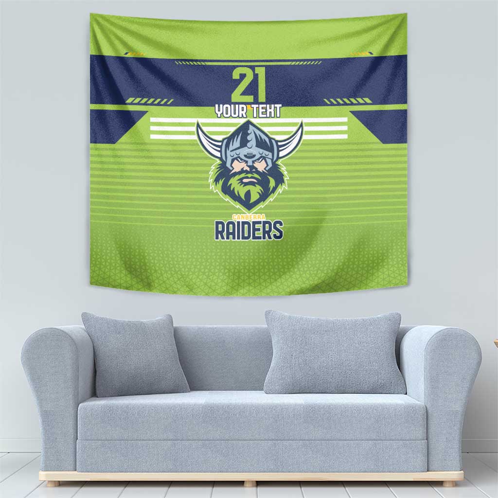 Raiders Rugby Custom Tapestry The Green Machine Simple Style