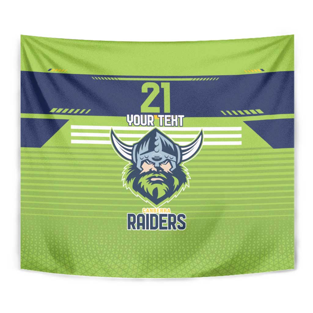 Raiders Rugby Custom Tapestry The Green Machine Simple Style
