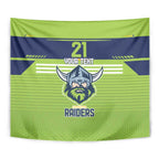 Raiders Rugby Custom Tapestry The Green Machine Simple Style