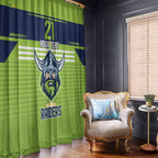 Raiders Rugby Custom Window Curtain The Green Machine Simple Style