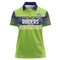 Raiders Rugby Custom Women Polo Shirt The Green Machine Simple Style