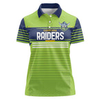 Raiders Rugby Custom Women Polo Shirt The Green Machine Simple Style
