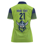 Raiders Rugby Custom Women Polo Shirt The Green Machine Simple Style