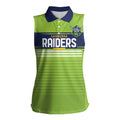 Raiders Rugby Custom Women Sleeveless Polo Shirt The Green Machine Simple Style