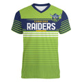 Raiders Rugby Custom Women V-Neck T-Shirt The Green Machine Simple Style