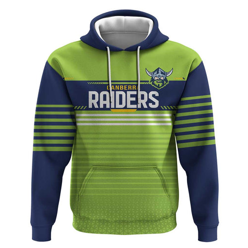Raiders Rugby Custom Zip Hoodie The Green Machine Simple Style