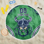 Raiders Rugby Custom Beach Blanket With Polynesian Style