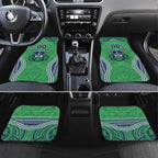 Raiders Rugby Custom Car Mats With Polynesian Style