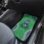Raiders Rugby Custom Car Mats With Polynesian Style