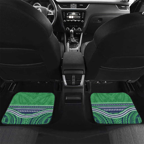 Raiders Rugby Custom Car Mats With Polynesian Style