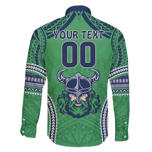 Raiders Rugby Custom Family Matching Long Sleeve Bodycon Dress and Hawaiian Shirt With Polynesian Style