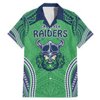 Raiders Rugby Custom Family Matching Mermaid Dress and Hawaiian Shirt With Polynesian Style