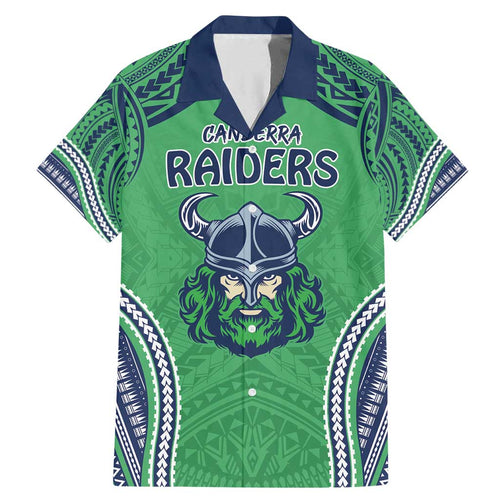 Raiders Rugby Custom Family Matching Mermaid Dress and Hawaiian Shirt With Polynesian Style