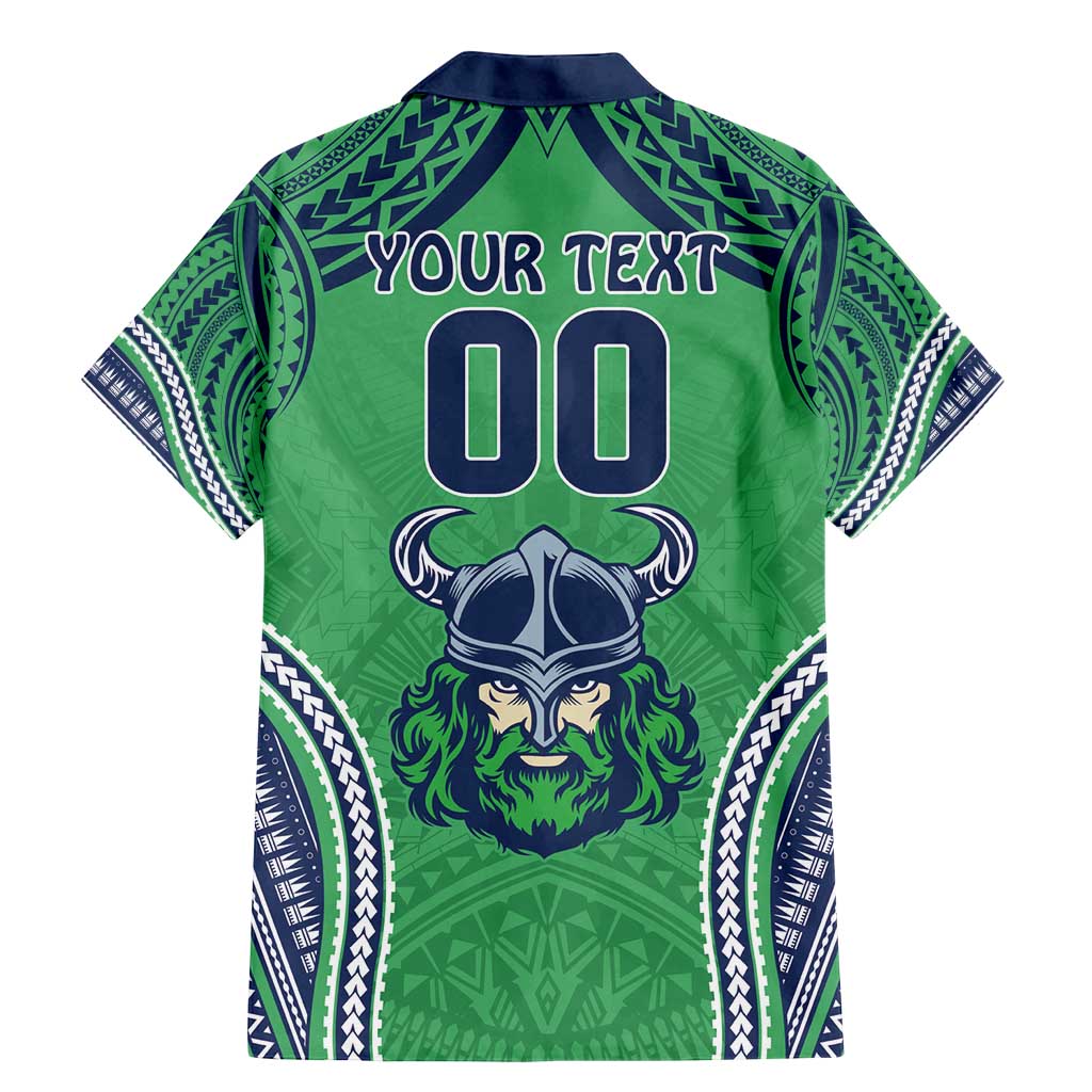 Raiders Rugby Custom Family Matching Mermaid Dress and Hawaiian Shirt With Polynesian Style