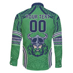 Raiders Rugby Custom Family Matching Off The Shoulder Long Sleeve Dress and Hawaiian Shirt With Polynesian Style