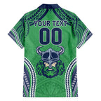 Raiders Rugby Custom Family Matching Puletasi and Hawaiian Shirt With Polynesian Style
