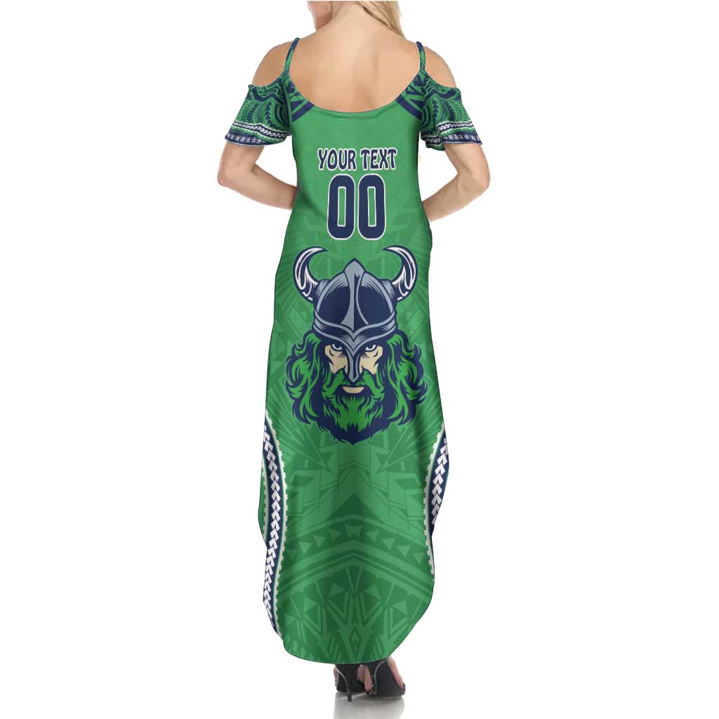 Raiders Rugby Custom Family Matching Summer Maxi Dress and Hawaiian Shirt With Polynesian Style