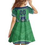 Raiders Rugby Custom Family Matching Tank Maxi Dress and Hawaiian Shirt With Polynesian Style