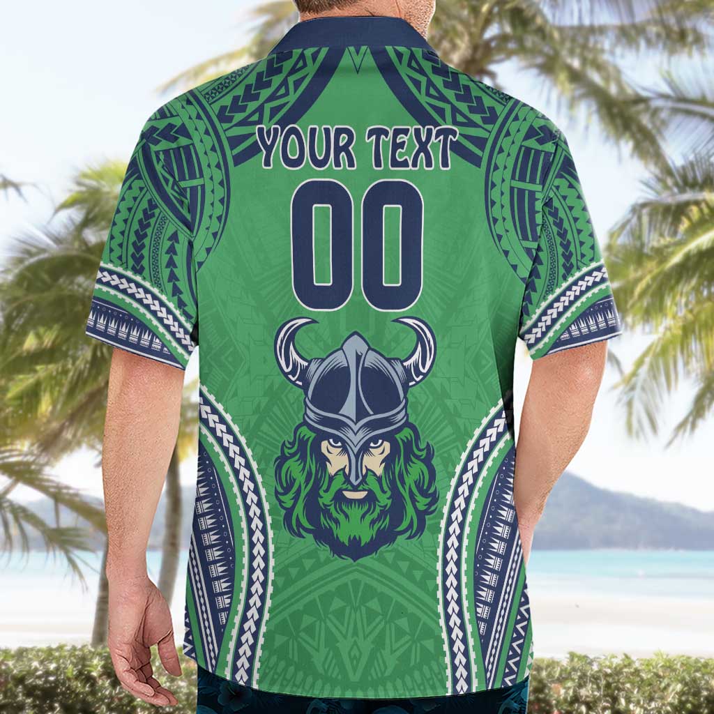 Raiders Rugby Custom Hawaiian Shirt With Polynesian Style