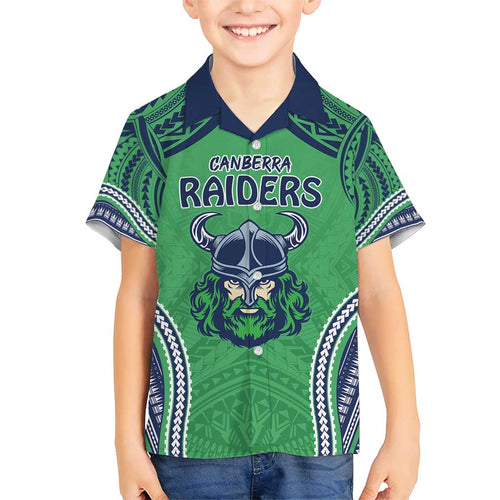 Raiders Rugby Custom Hawaiian Shirt With Polynesian Style