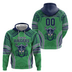 Raiders Rugby Custom Hoodie With Polynesian Style