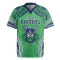 Raiders Rugby Custom Rugby Jersey With Polynesian Style