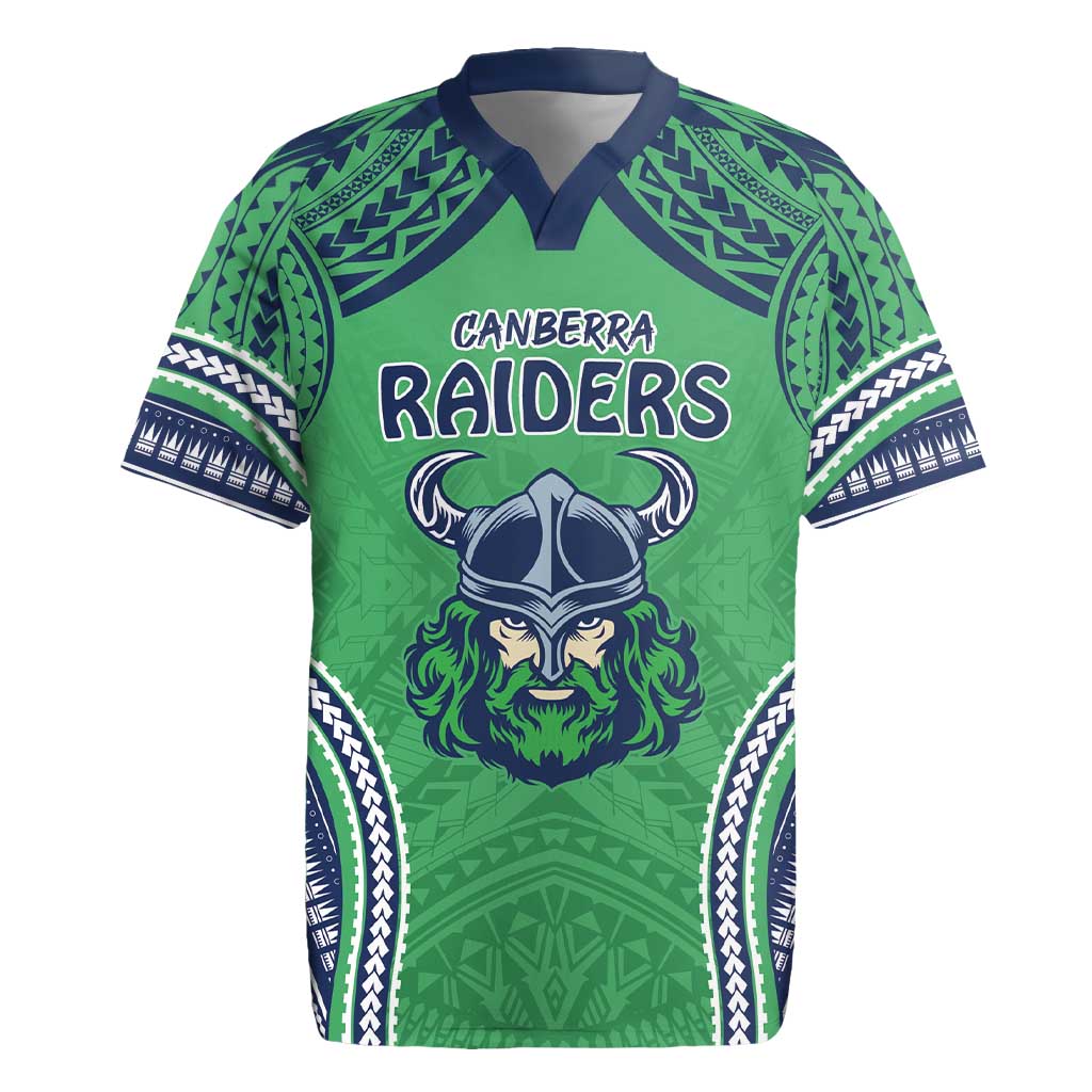 Raiders Rugby Custom Rugby Jersey With Polynesian Style