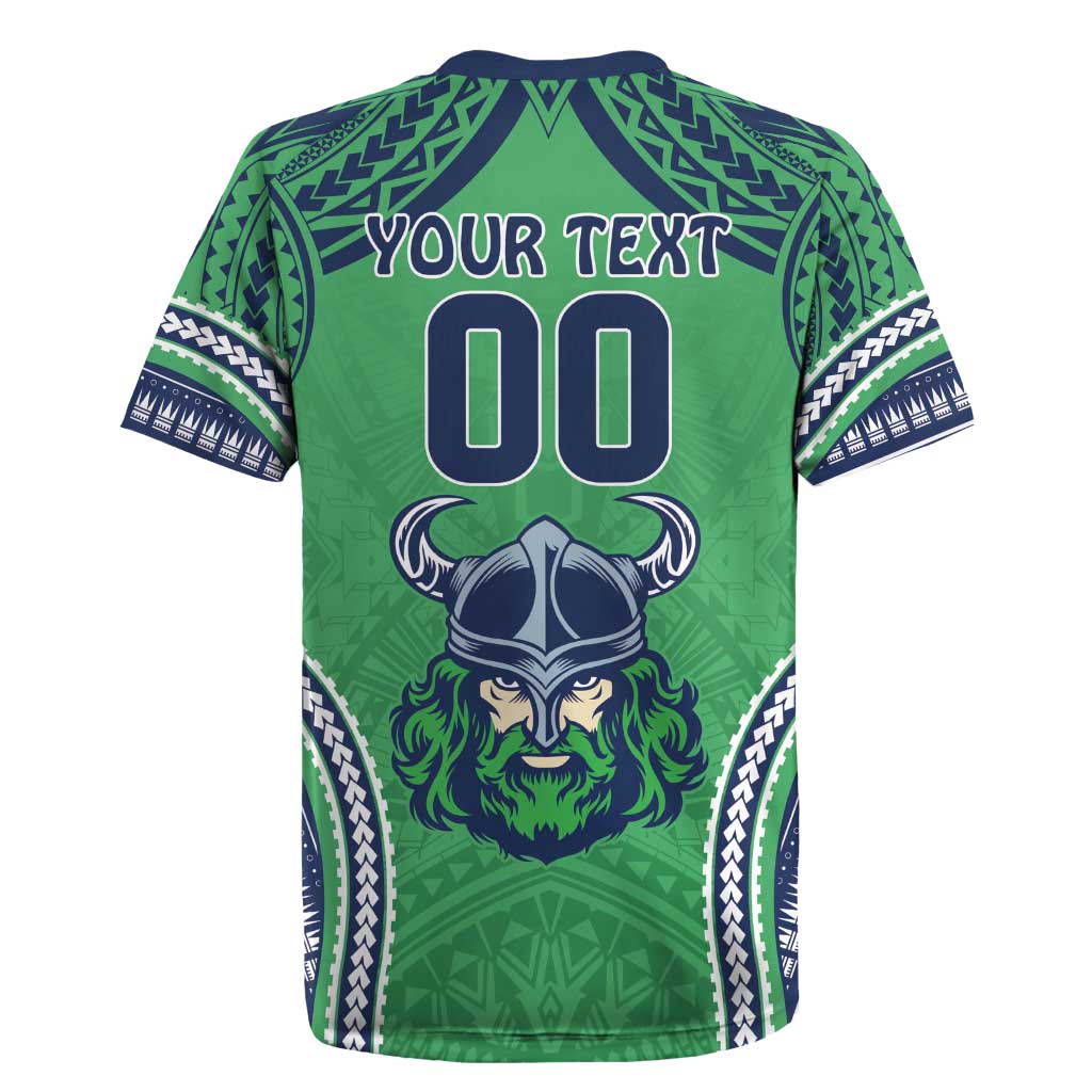 Raiders Rugby Custom Rugby Jersey With Polynesian Style