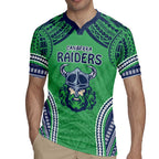 Raiders Rugby Custom Rugby Jersey With Polynesian Style