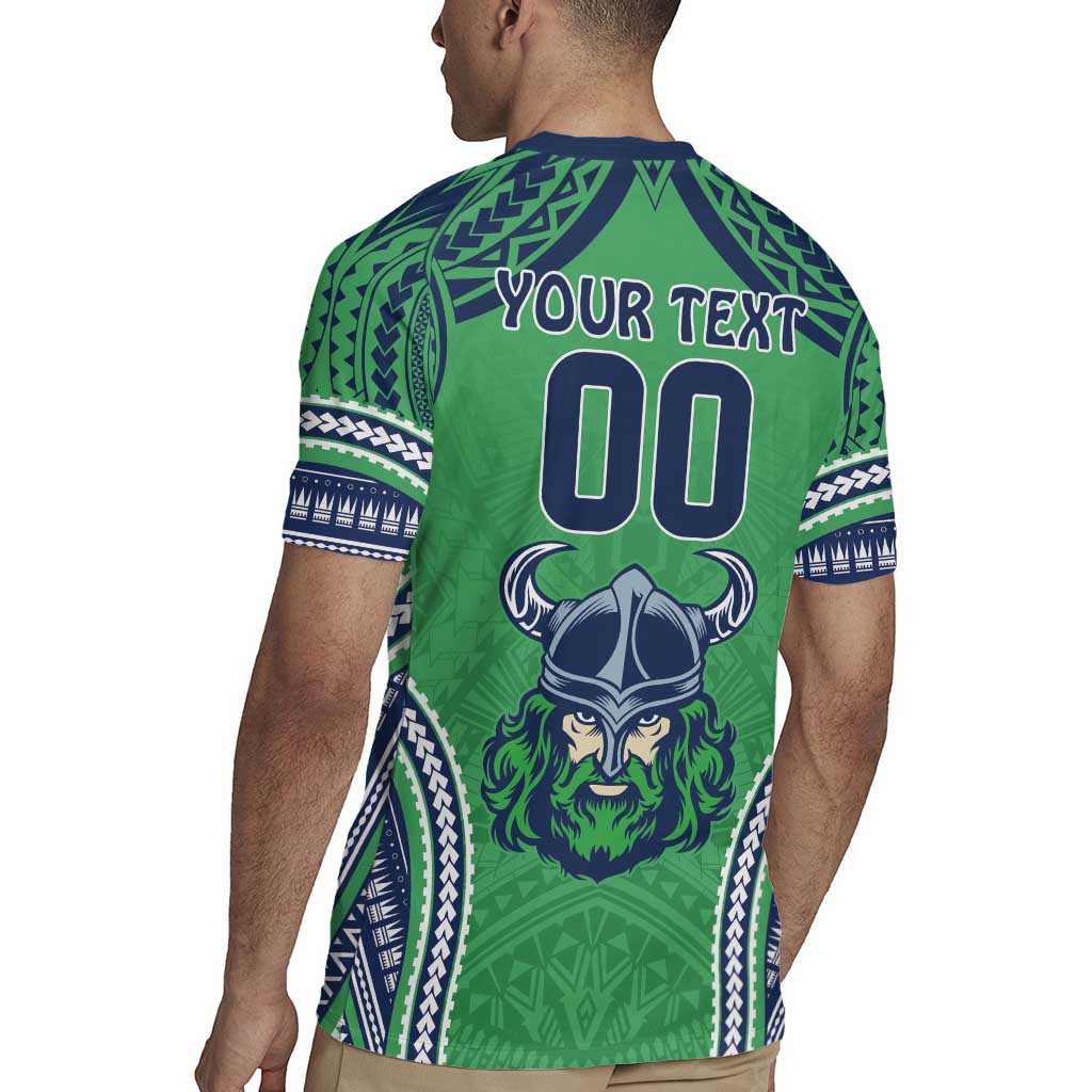 Raiders Rugby Custom Rugby Jersey With Polynesian Style