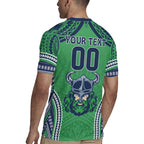 Raiders Rugby Custom Rugby Jersey With Polynesian Style