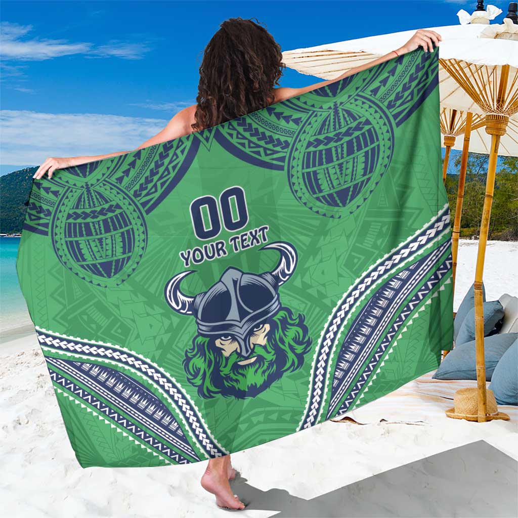 Raiders Rugby Custom Sarong With Polynesian Style