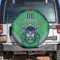 Raiders Rugby Custom Spare Tire Cover With Polynesian Style