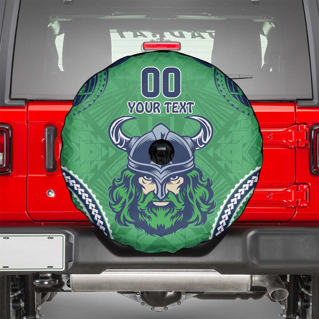 Raiders Rugby Custom Spare Tire Cover With Polynesian Style