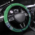 Raiders Rugby Steering Wheel Cover With Polynesian Style
