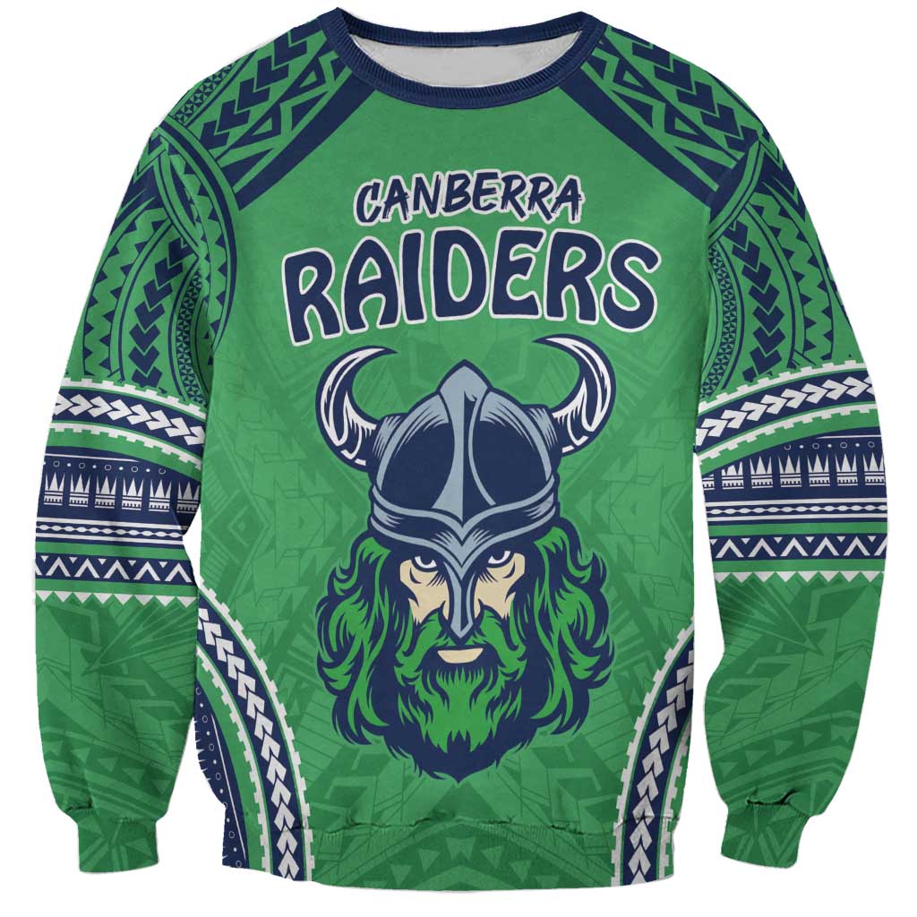 Raiders Rugby Custom Sweatshirt With Polynesian Style
