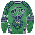 Raiders Rugby Custom Sweatshirt With Polynesian Style