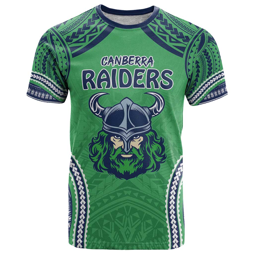 Raiders Rugby Custom T Shirt With Polynesian Style