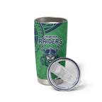 Raiders Rugby Custom Tumbler Cup With Polynesian Style