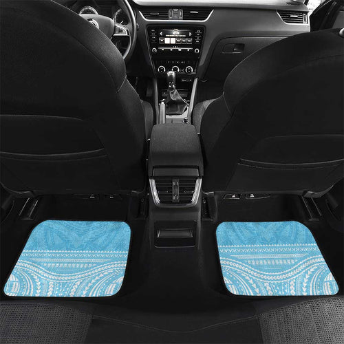 Sharks Rugby Custom Car Mats With Polynesian Style