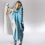 Sharks Rugby Custom Hooded Blanket With Polynesian Style