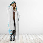 Sharks Rugby Custom Hooded Blanket With Polynesian Style