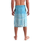 Sharks Rugby Custom Lavalava With Polynesian Style