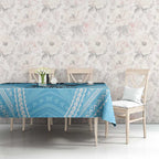 Sharks Rugby Custom Tablecloth With Polynesian Style