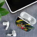 Australian Native Flower Personalised AirPods Case Banksia Nature’s Wild Flame - Aussie Hoodie