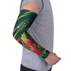 Australian Native Flower Personalised Arm Sleeves Banksia Nature’s Wild Flame - Aussie Hoodie