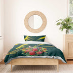 Australian Native Flower Personalised Bedding Set Banksia Nature’s Wild Flame - Aussie Hoodie